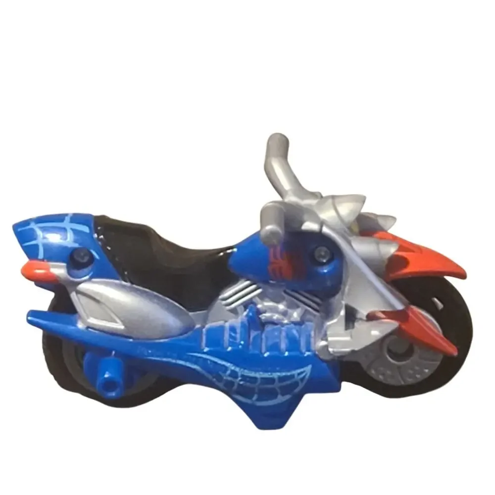 Marvel Spider-Man Free Rolling Bike Motorcycle for Small Action Figure